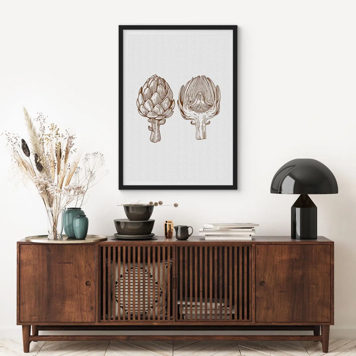 Poster in een zwarte lijst - Anatomieles - 61x91 cm