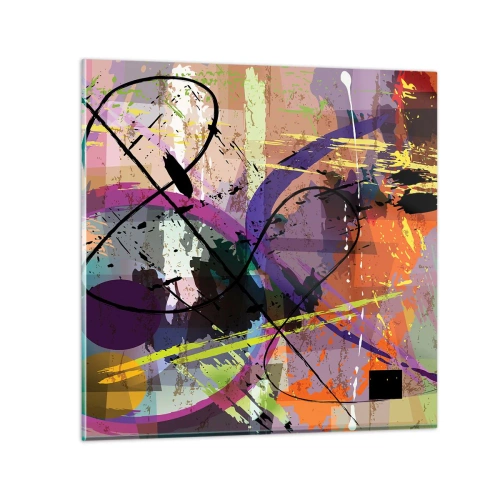 Schilderen op glas - Je kunt rechtdoor of rondom - 50x50 cm