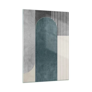 Schilderen op glas - Compositie op niveau - 50x70 cm