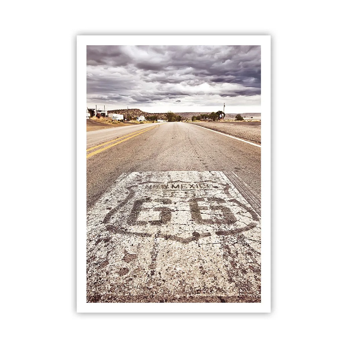 Poster - Mother Road - een Amerikaanse legende - 70x100 cm