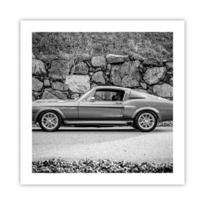 Poster - De legende van de jaren 60 - 50x50 cm