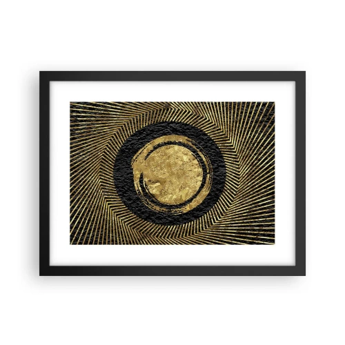 Poster in een zwarte lijst - Glamour-compositie - 40x30 cm