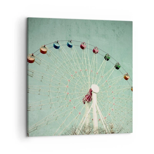 Schilderen op canvas - Wij nodigen u uit om plezier te hebben - 50x50 cm