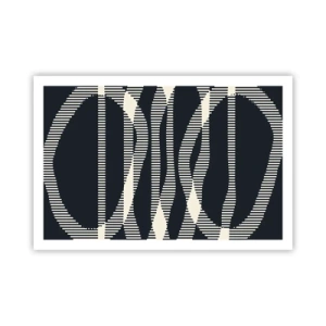 Poster - Een poging om de duisternis te doorbreken - 91x61 cm