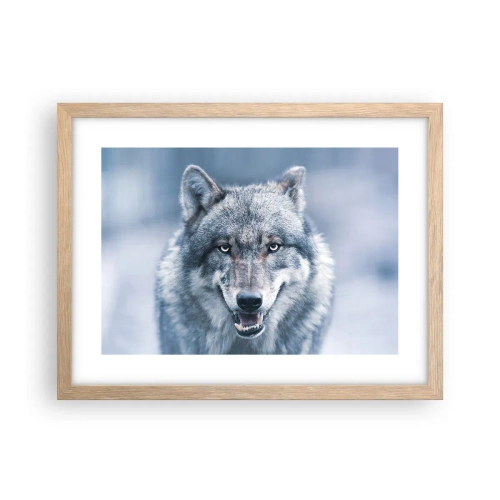 Een poster in een licht eiken lijst - Ga jij de uitdaging aan? - 40x30 cm