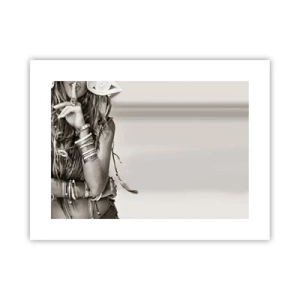 Poster - Waarom een ​​meisje - 40x30 cm