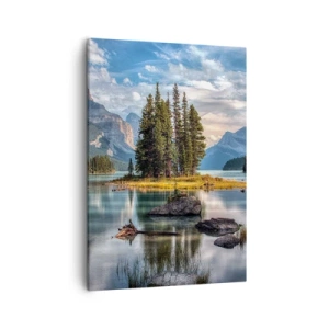 Schilderen op canvas - Aan het grote en schone water ... - 50x70 cm