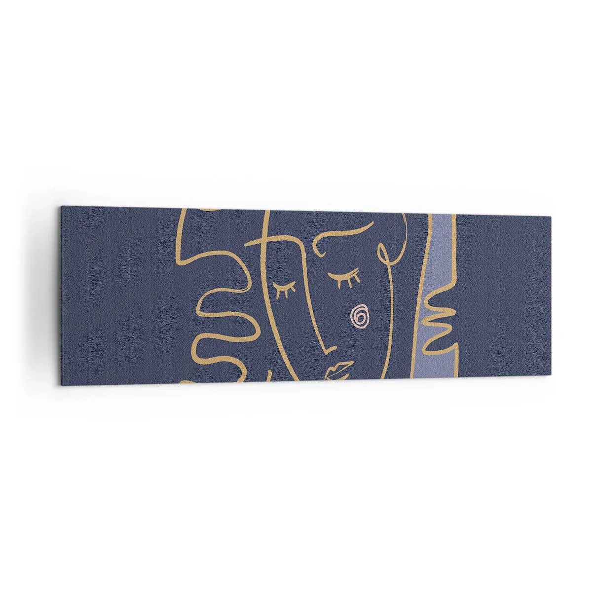 Schilderen op canvas - In nadenken - 160x50 cm