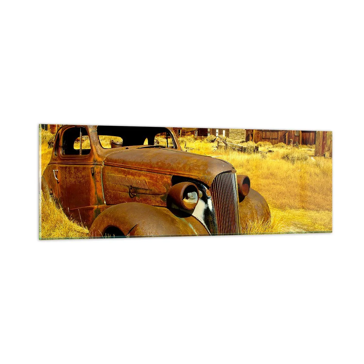 Schilderen op glas - Een welverdiende rust - 90x30 cm