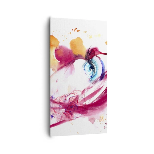 Schilderen op canvas - De wereld gedijt in nabijheid - 65x120 cm