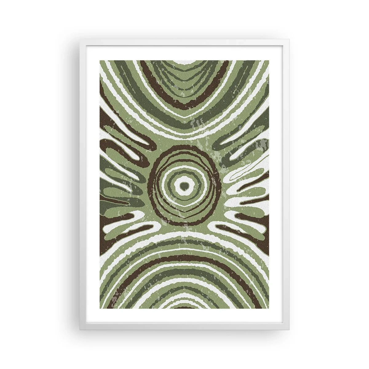 Poster in een witte lijst - Een explosie van emoties - 50x70 cm