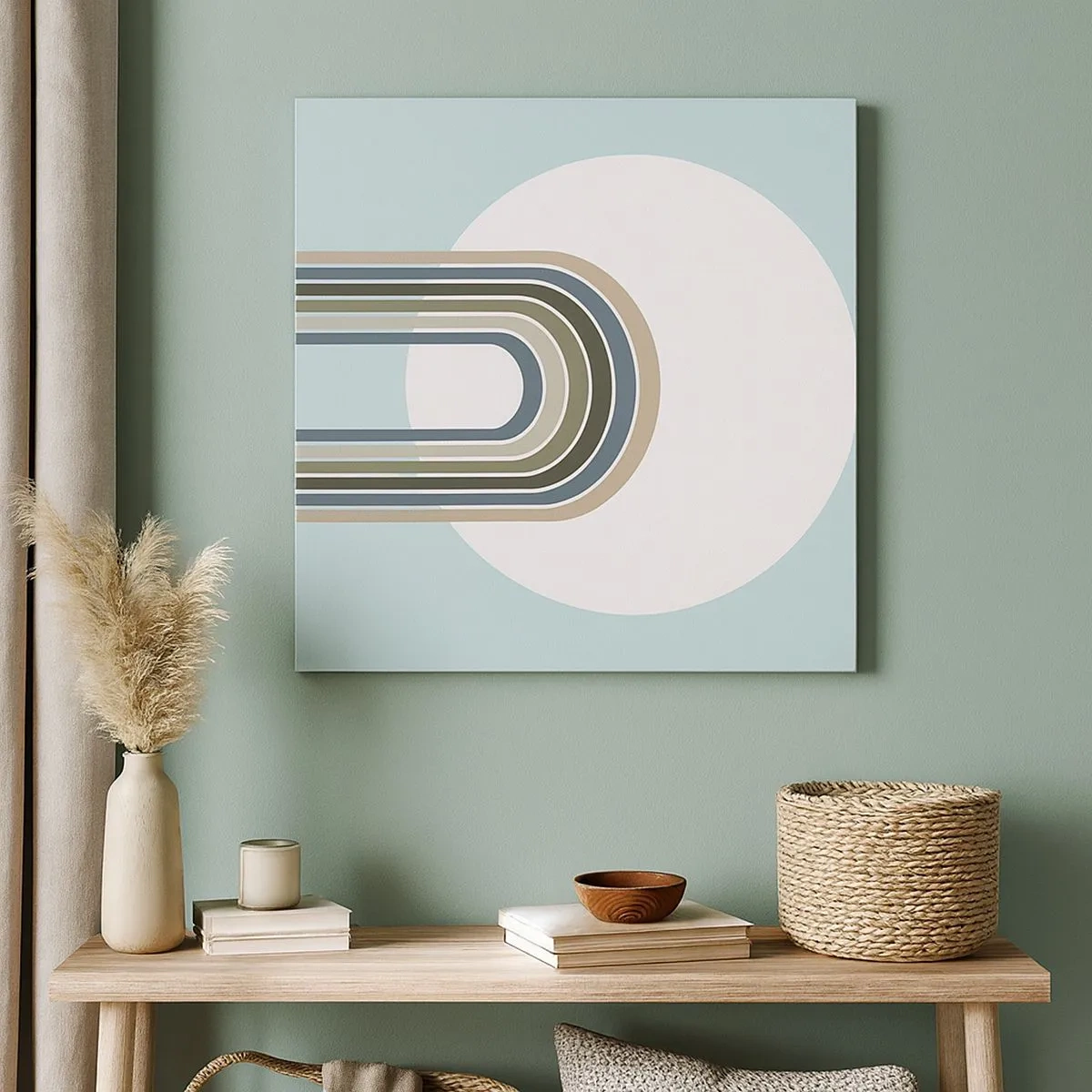 Schilderen op canvas - Onweerstaanbare aantrekkingskracht - 30x30 cm