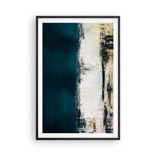 Poster in een zwarte lijst - Horizontale compositie - 61x91 cm