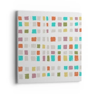 Schilderen op canvas - Onbekend spel - 40x40 cm