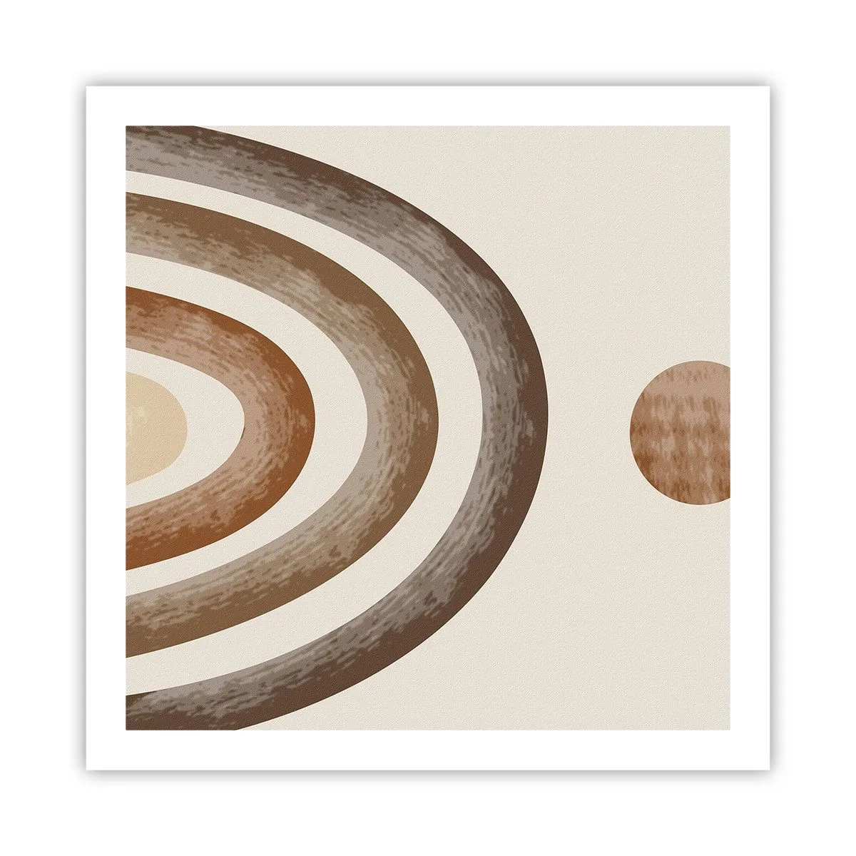 Poster - In een sterrenstelsel ver, ver weg - 60x60 cm