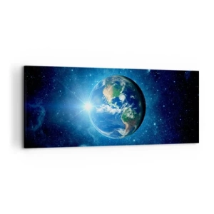 Schilderen op canvas - We zijn in de hemel - 120x50 cm