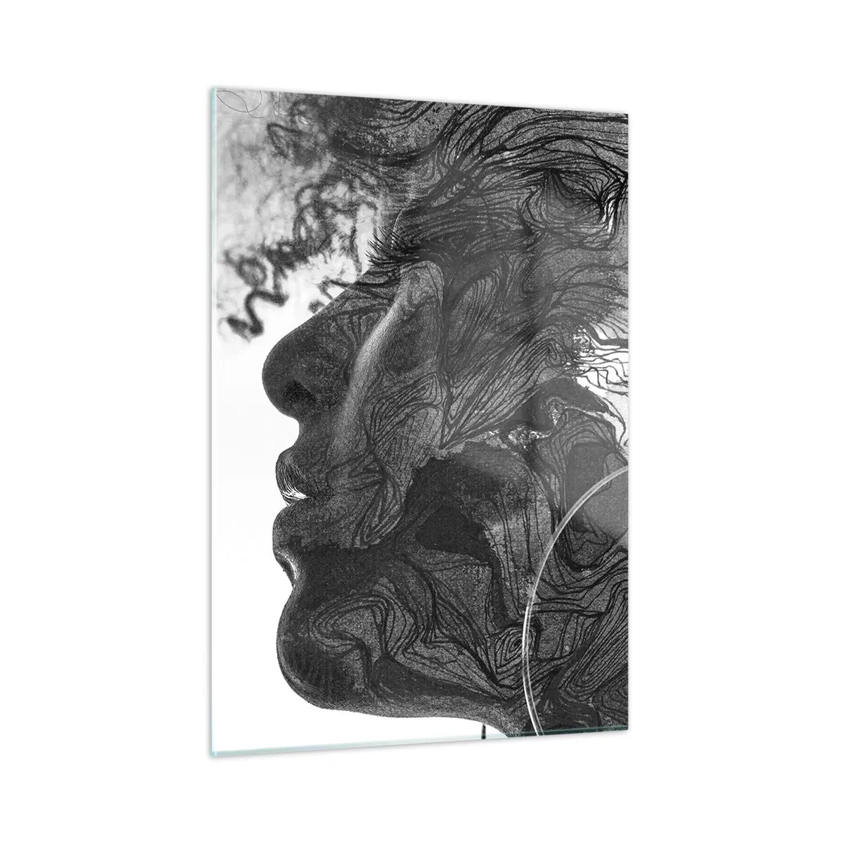 Schilderen op glas - Verstrikt in dromen - 50x70 cm