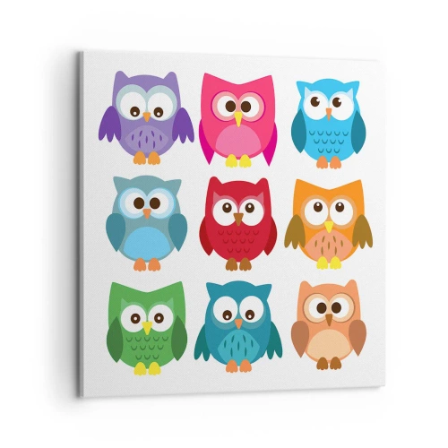 Schilderen op canvas - Anders zjn kan grappig zijn - 60x60 cm