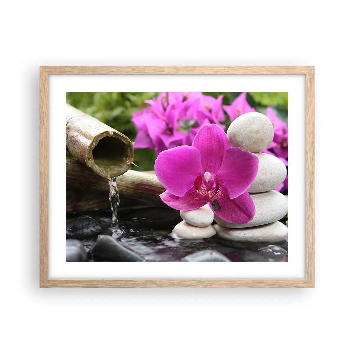 Een poster in een licht eiken lijst - Je bent al aan het rusten - 50x40 cm