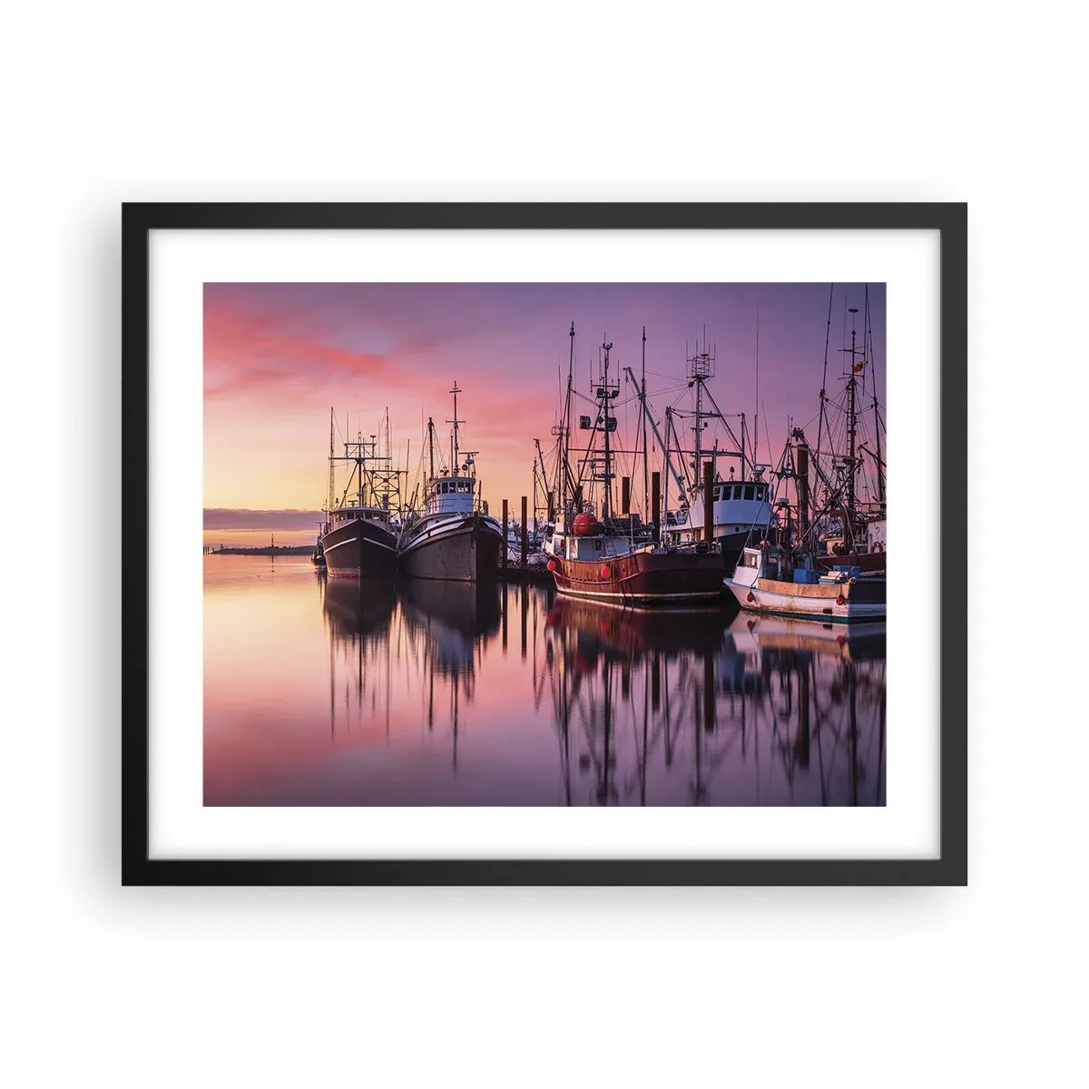 Poster in een zwarte lijst - Voor de volgende dag - 50x40 cm