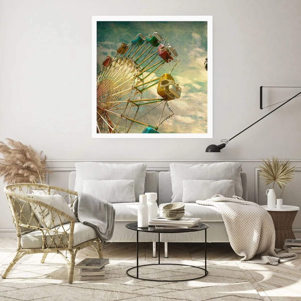 Poster - Het zal zo zijn, het zal leuk zijn..., - 50x50 cm