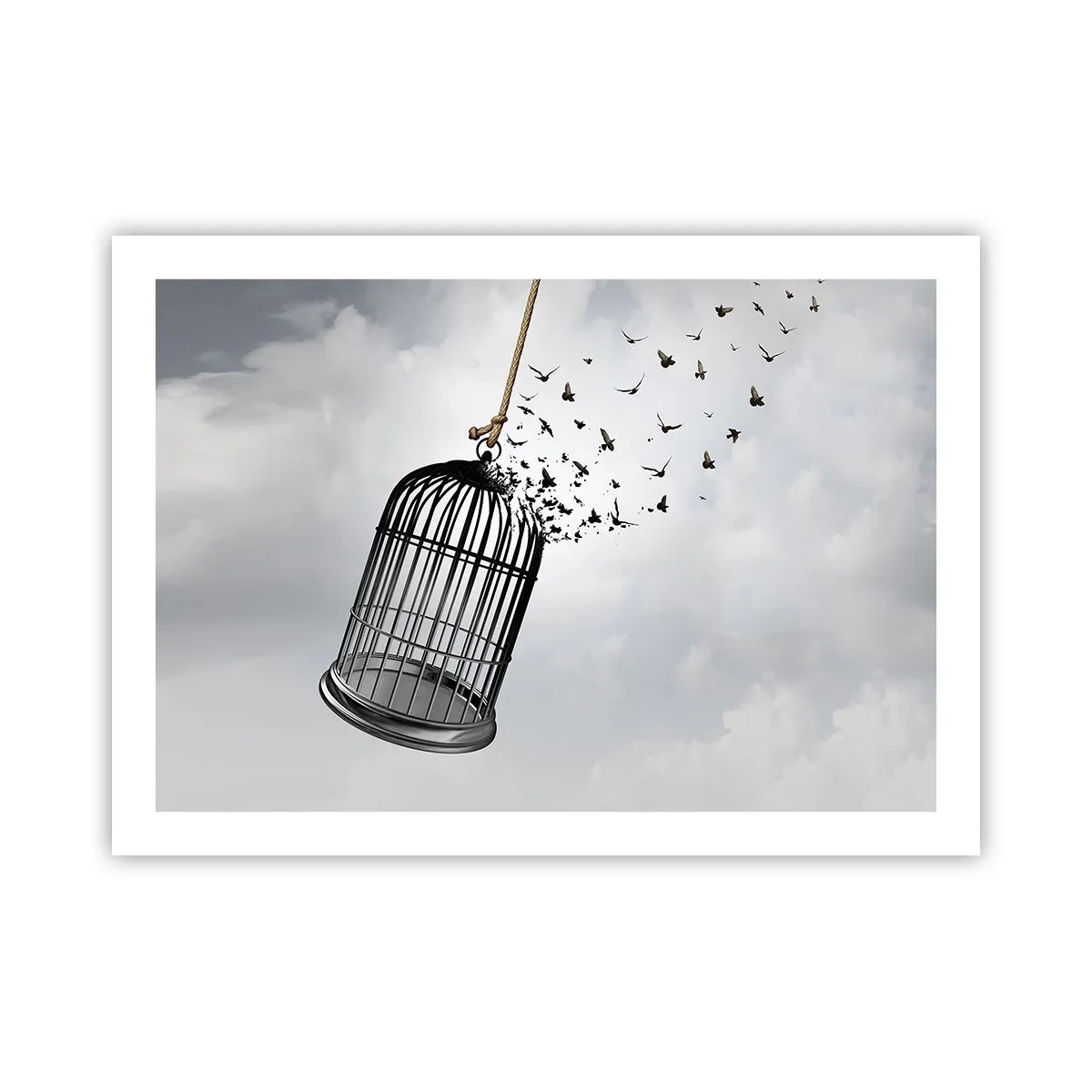 Poster - Geloof ... Hoop ... Vrijheid! - 70x50 cm