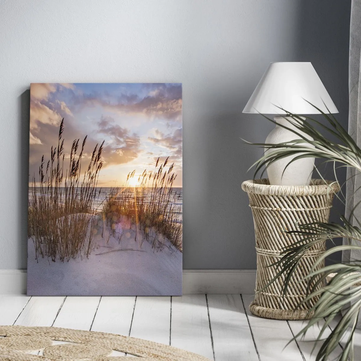 Schilderen op canvas - Afscheid van de zon en de wind - 50x70 cm