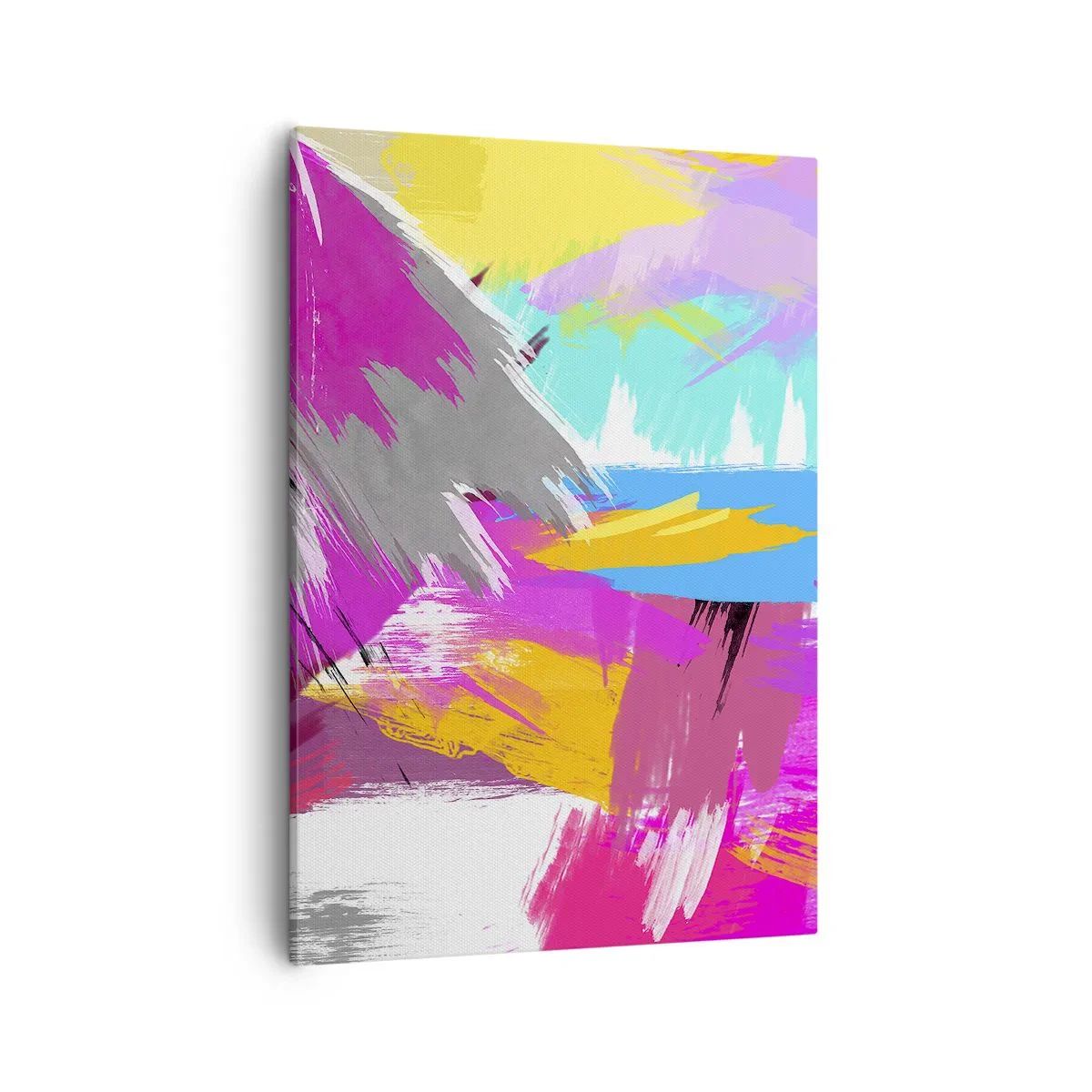 Schilderen op canvas - Man, man, man en weer man - 50x70 cm