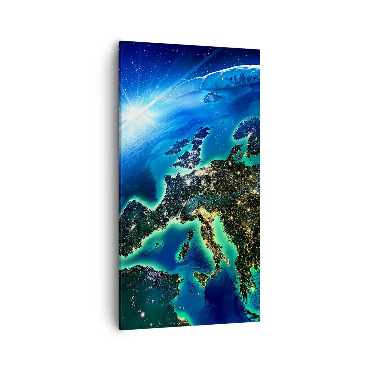 Schilderen op canvas - Sprankelend Europa - 55x100 cm