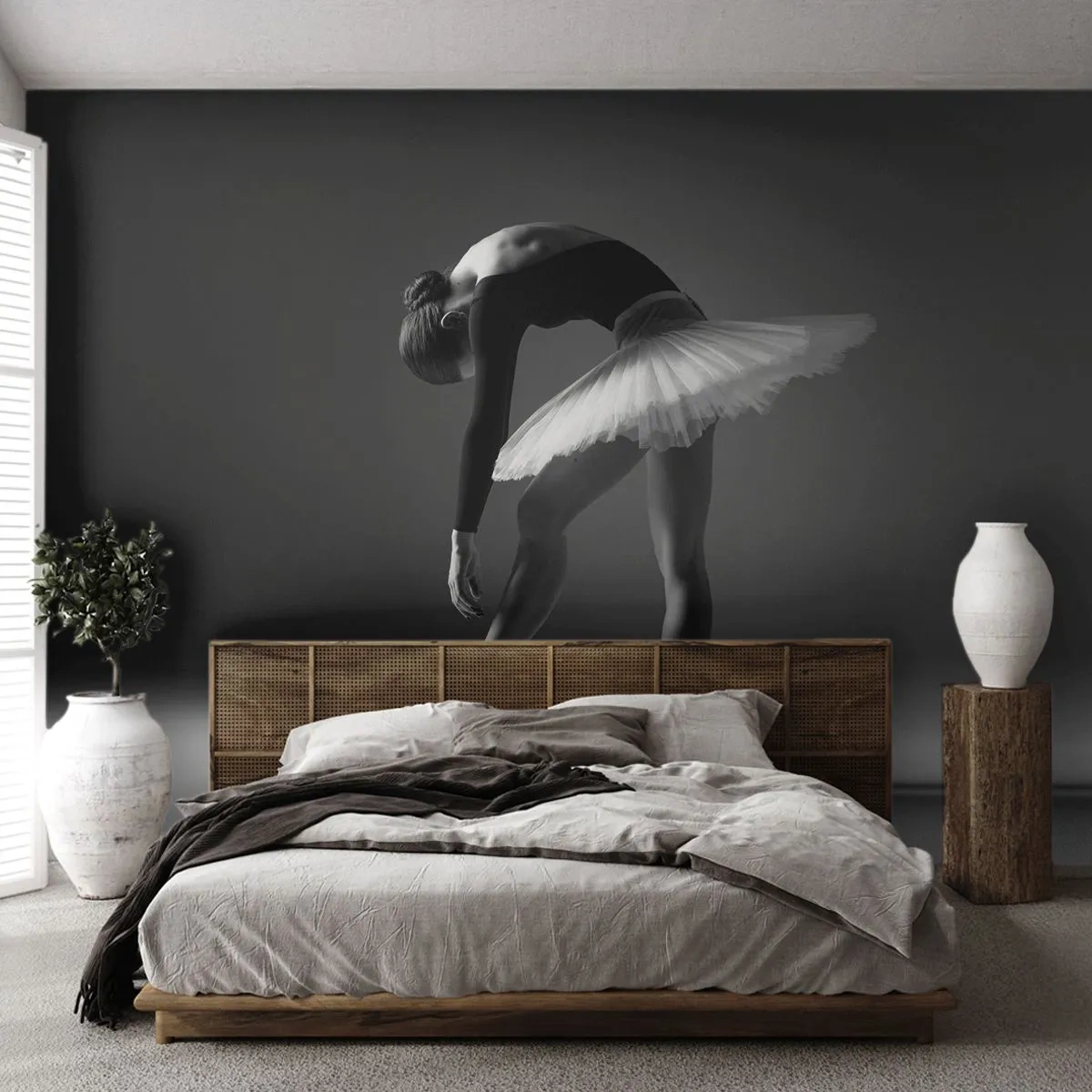 Fotobehang Standard Eco - Bella ballerina - Ballerina, Ballet, Dans - 500x350 cm