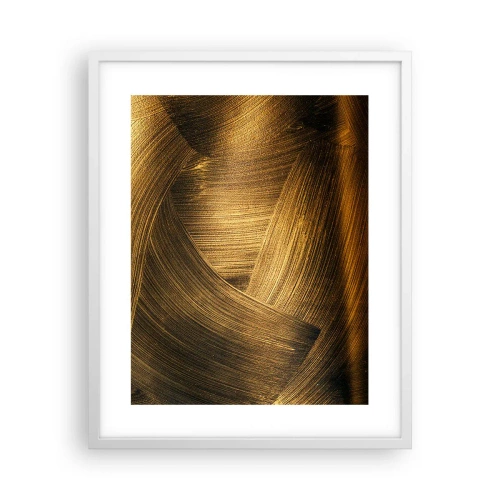 Poster in een witte lijst - In een gouden doolhof - 40x50 cm
