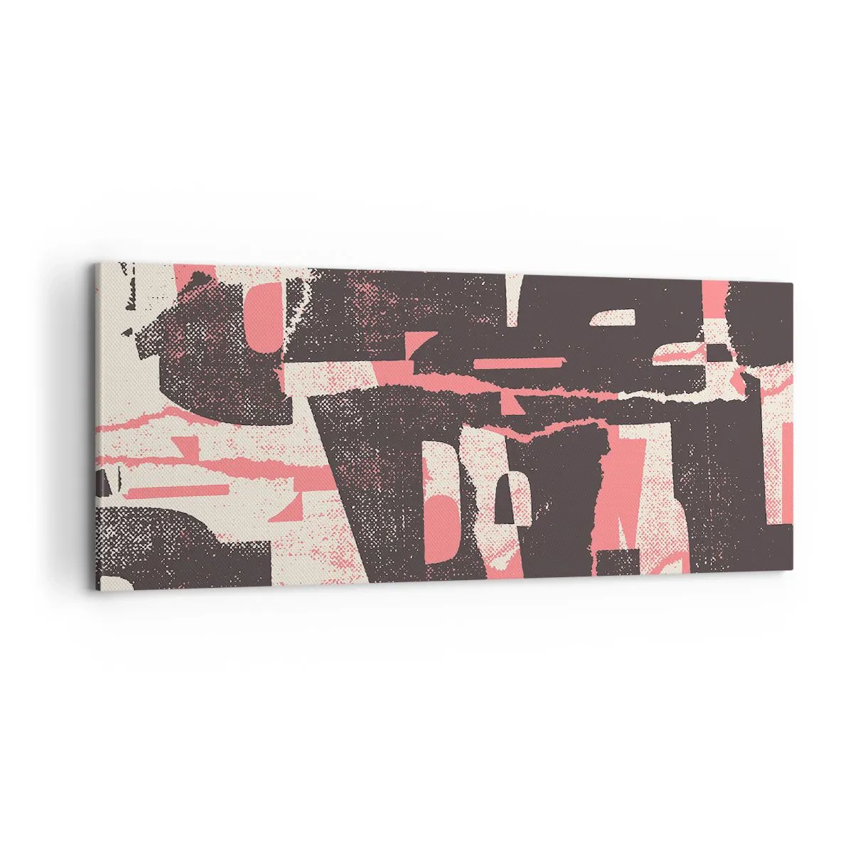 Schilderen op canvas - Al dit lawaai - 100x40 cm