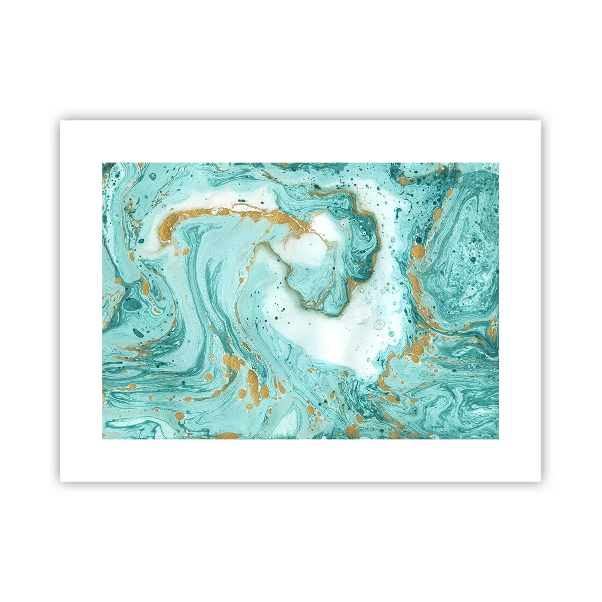 Poster - Onder de grote golf van het Edo-tijdperk - 40x30 cm