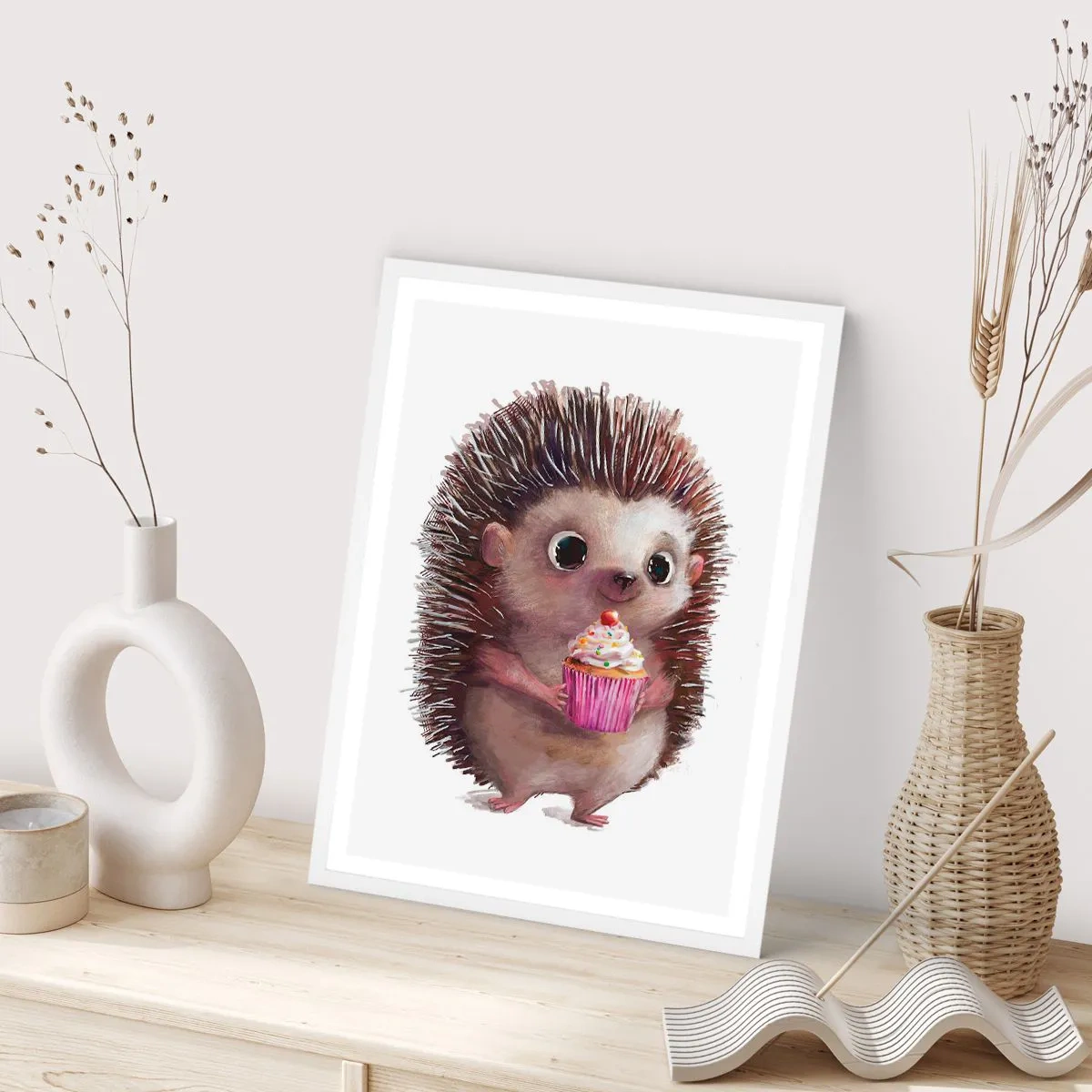 Poster in een witte lijst - De vakantie is elke dag - 61x91 cm