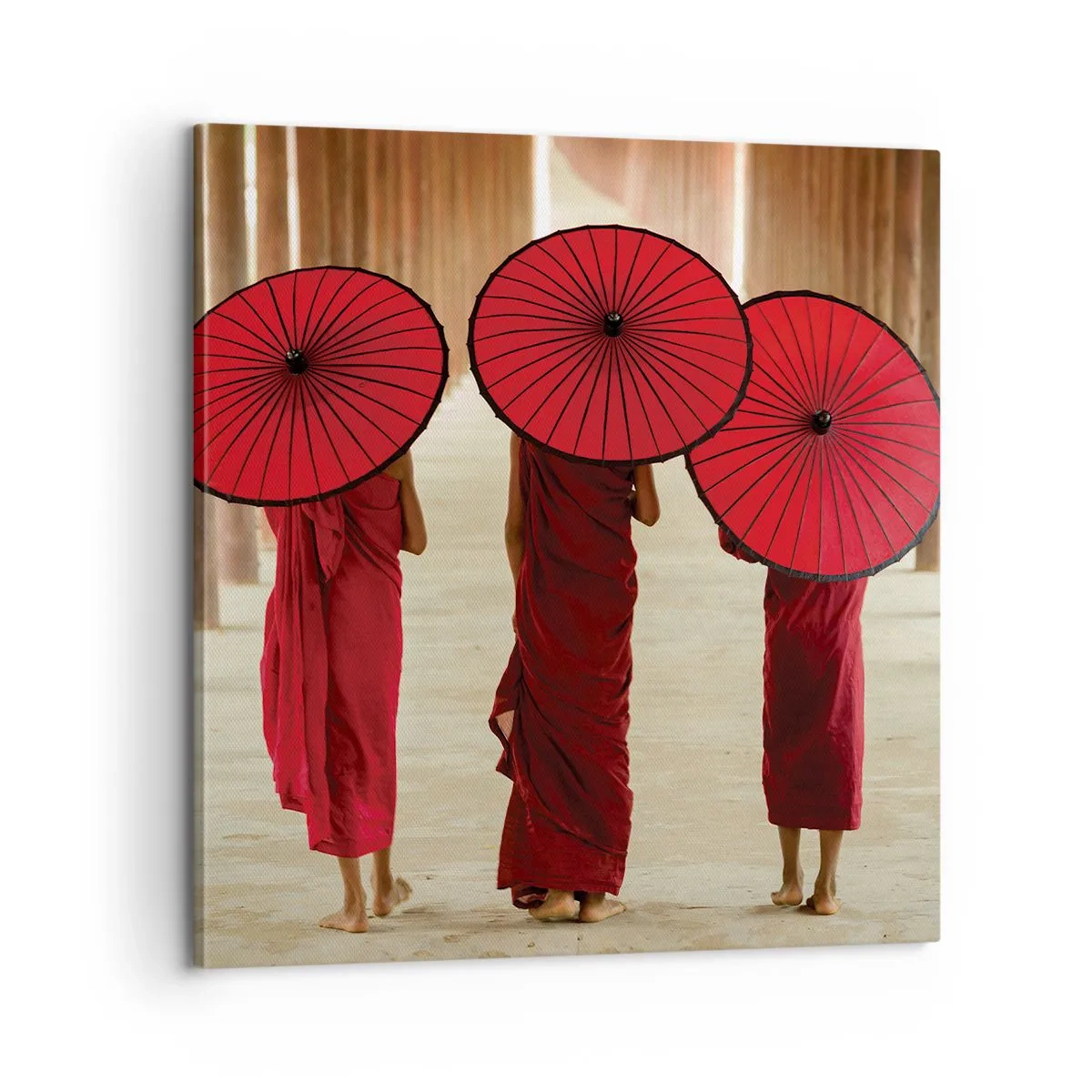 Schilderen op canvas - Op weg naar het Zuivere Land - 60x60 cm