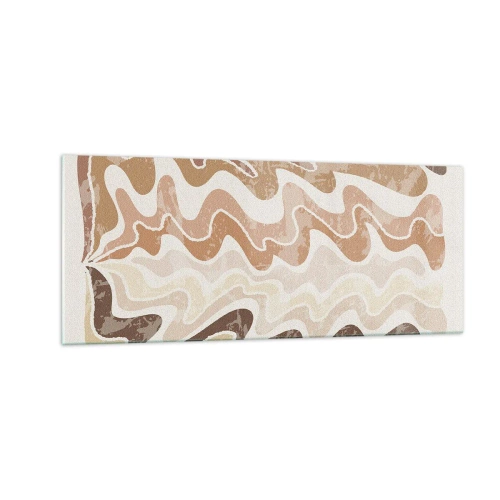 Schilderen op glas - Goede energie – goede emoties - 100x40 cm