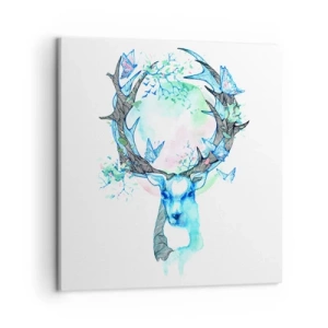 Schilderen op canvas - De kracht en delicatesse van de natuur - 50x50 cm