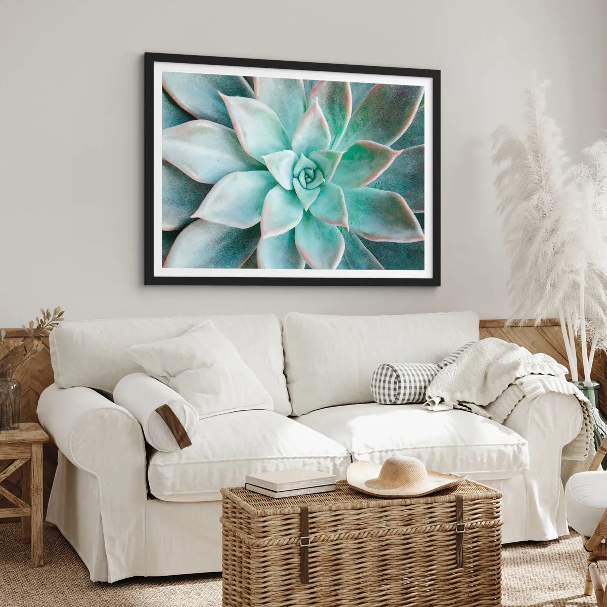 Poster in een zwarte lijst - Het hart van de woestijn - 100x70 cm