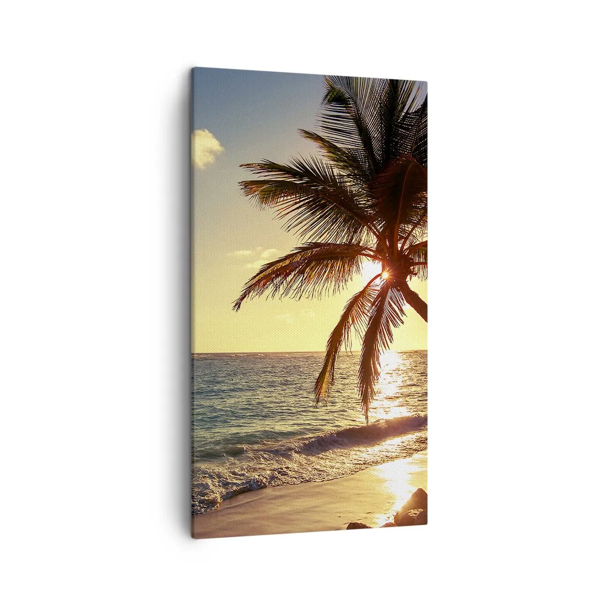 Schilderen op canvas - Zomer onder de palmbomen - 45x80 cm