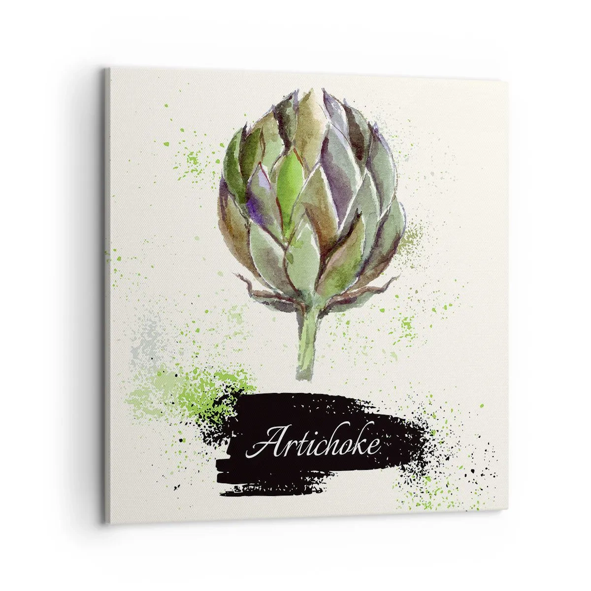 Schilderen op canvas - Eviva-groenten! - 60x60 cm