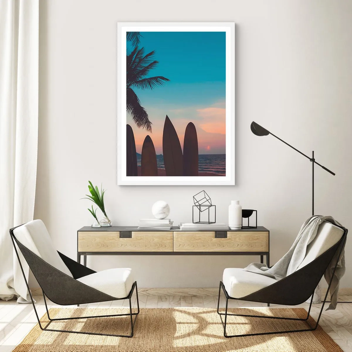 Poster in een witte lijst - Morgen wordt ook leuk - 70x100 cm