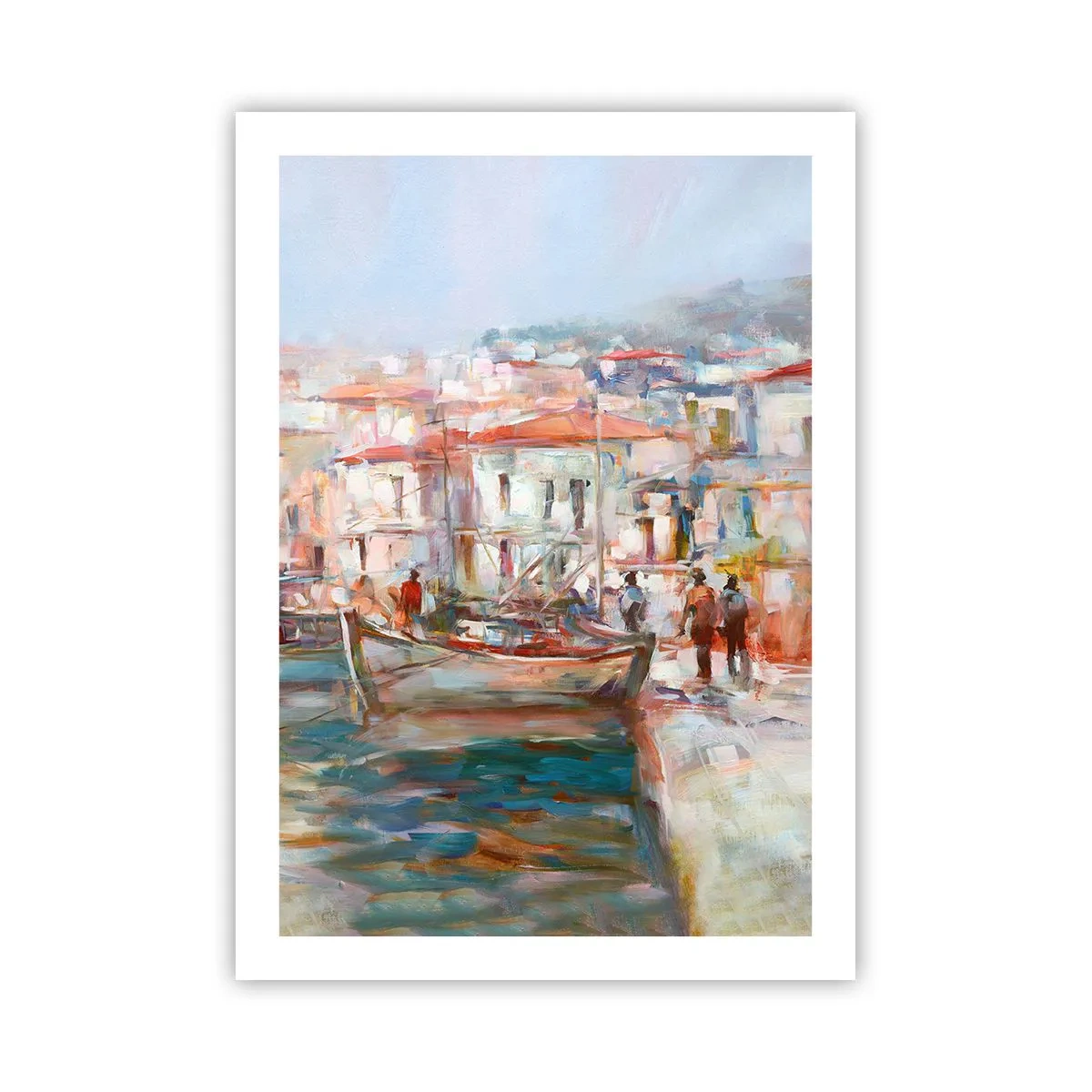 Poster - Pastel vakantie - 50x70 cm