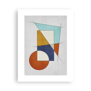 Poster - Abstractie: modernistisch plezier - 30x40 cm