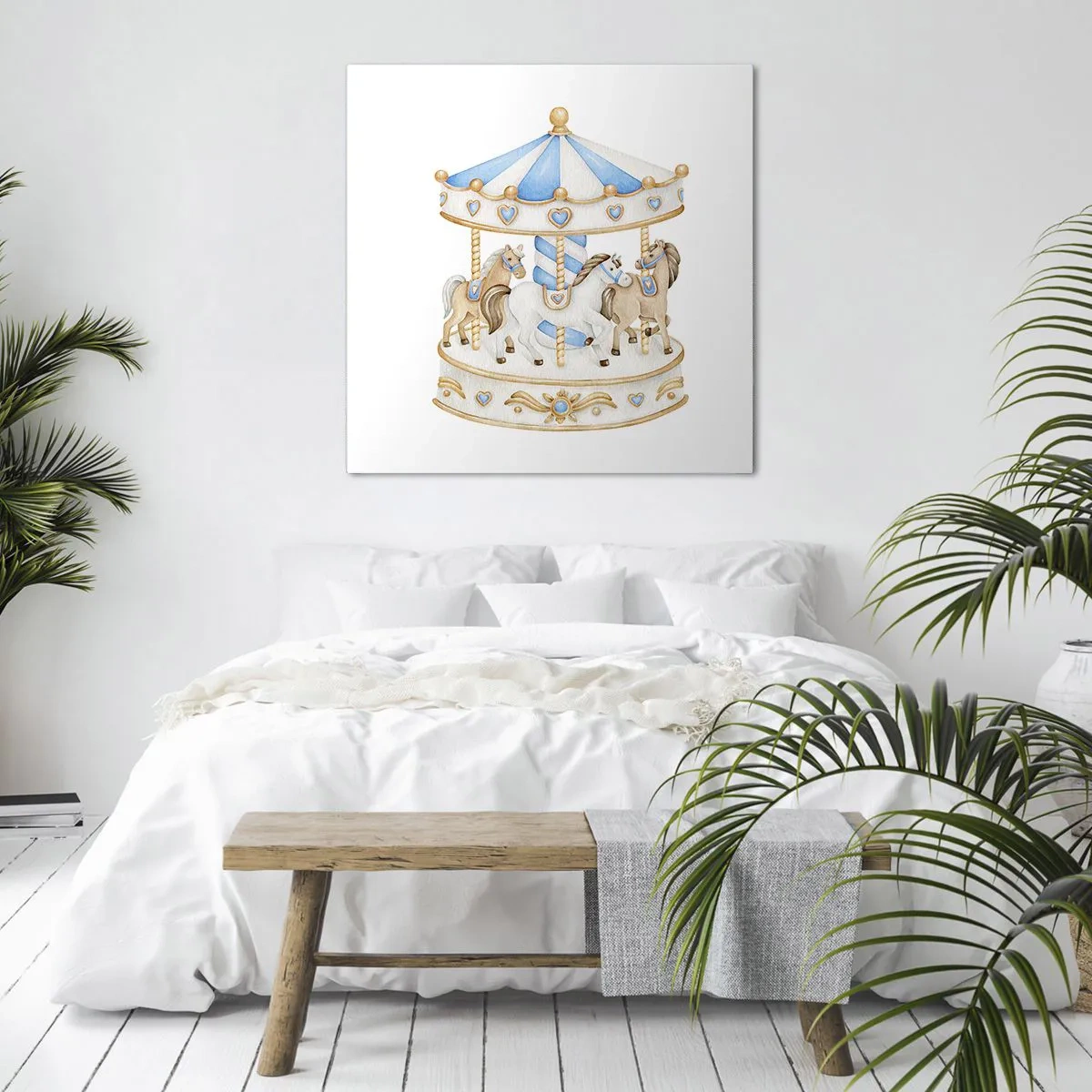 Schilderen op canvas - Zoete jeugd - 60x60 cm