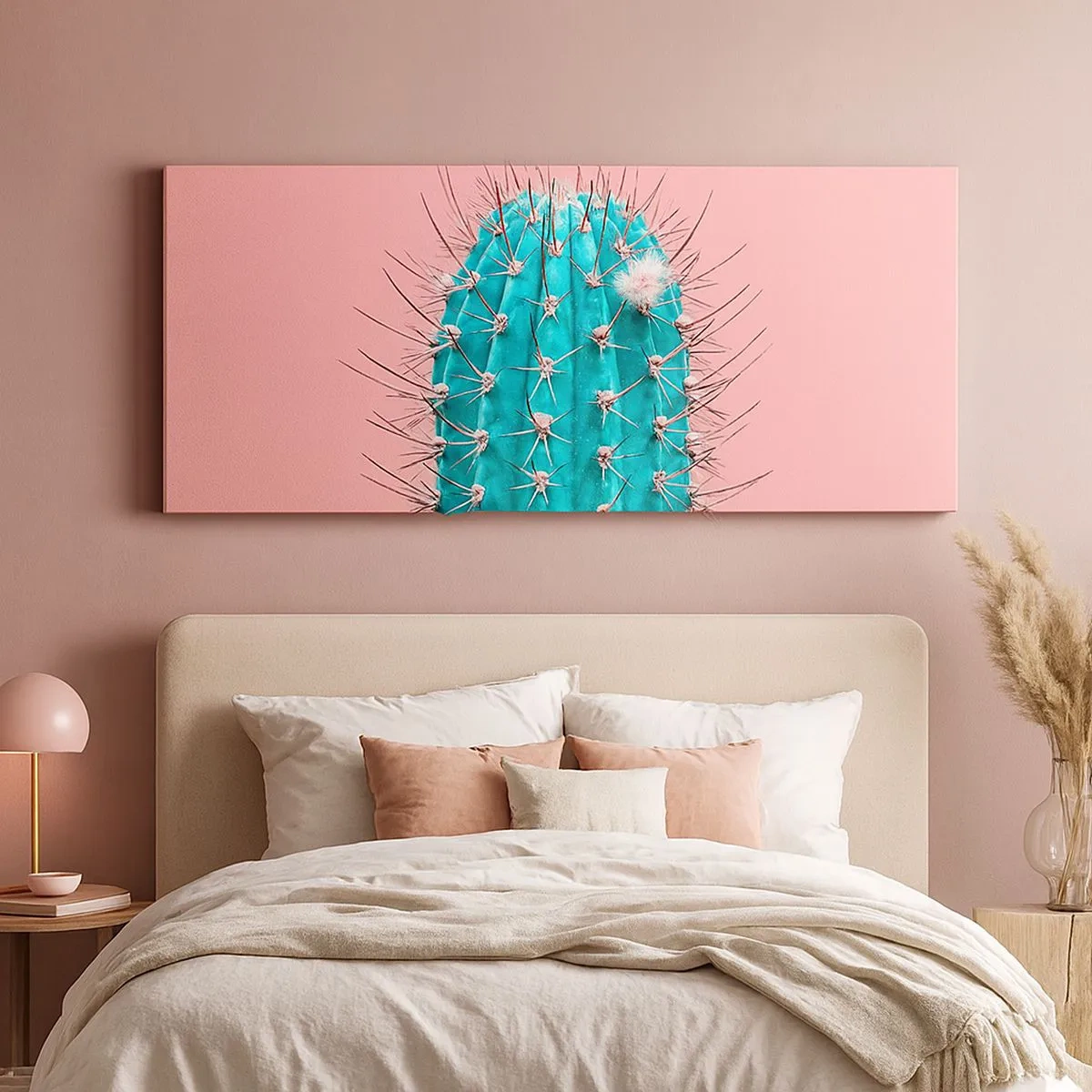 Schilderen op canvas - Kijk gewoon - 100x40 cm