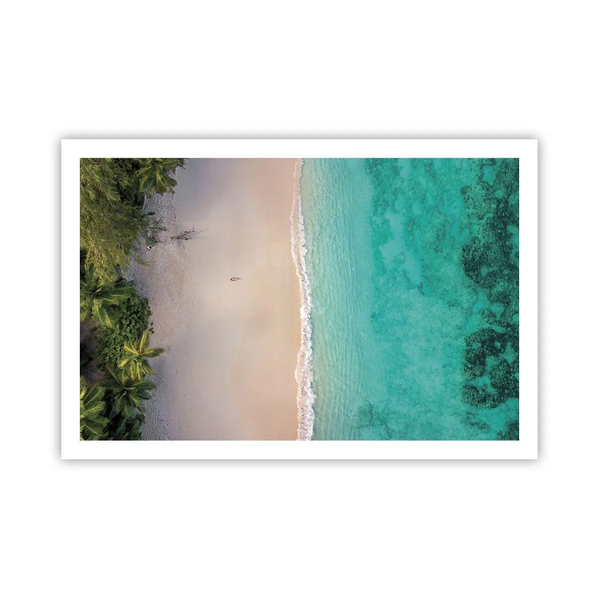Poster - Paradijsstrand - 91x61 cm