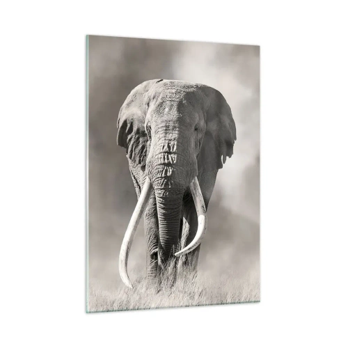 Schilderen op glas - Afrikaanse patriarch - 50x70 cm