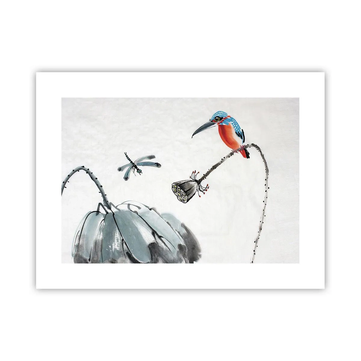 Poster - Het leven van de weide - 40x30 cm