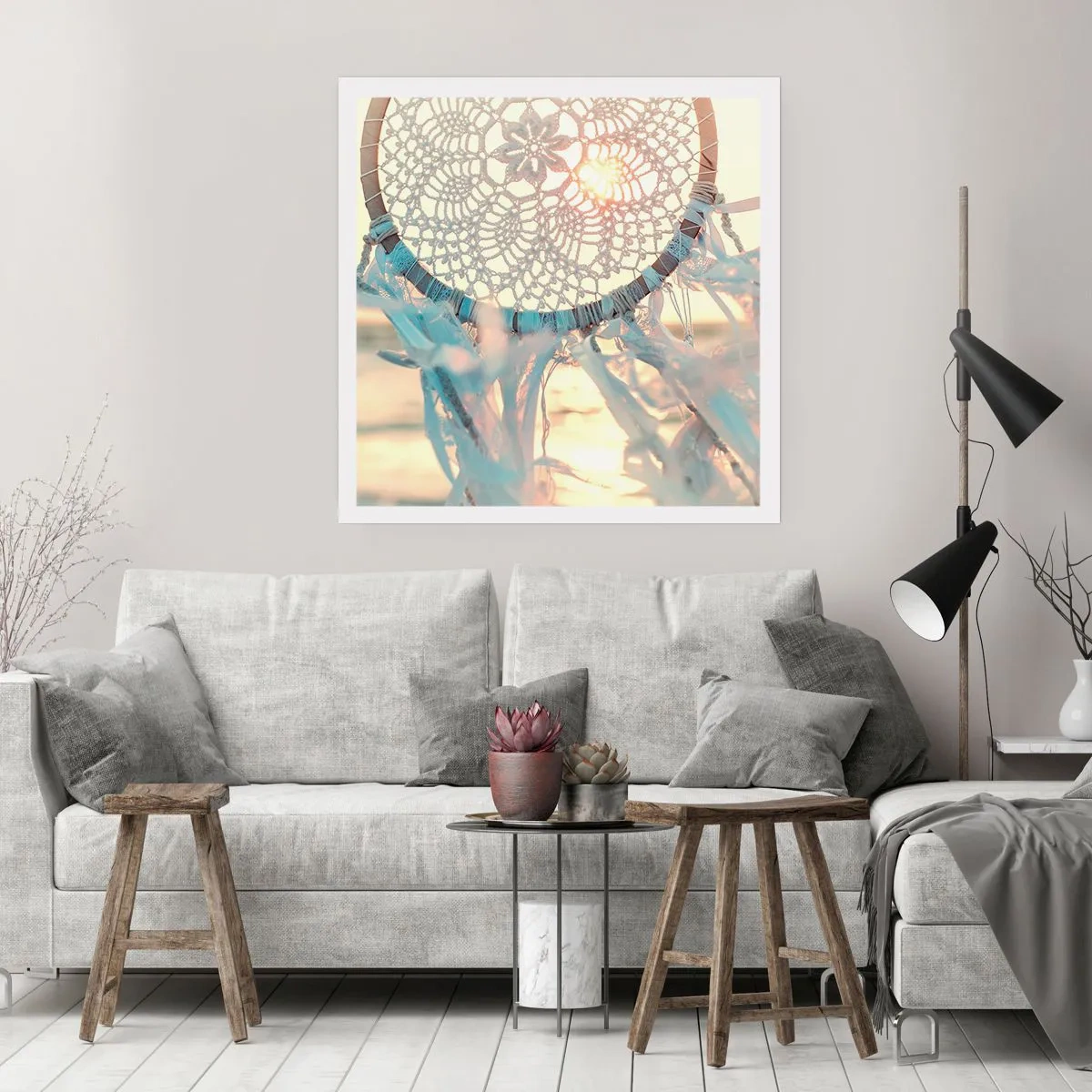 Poster - Kanten totem - 30x30 cm
