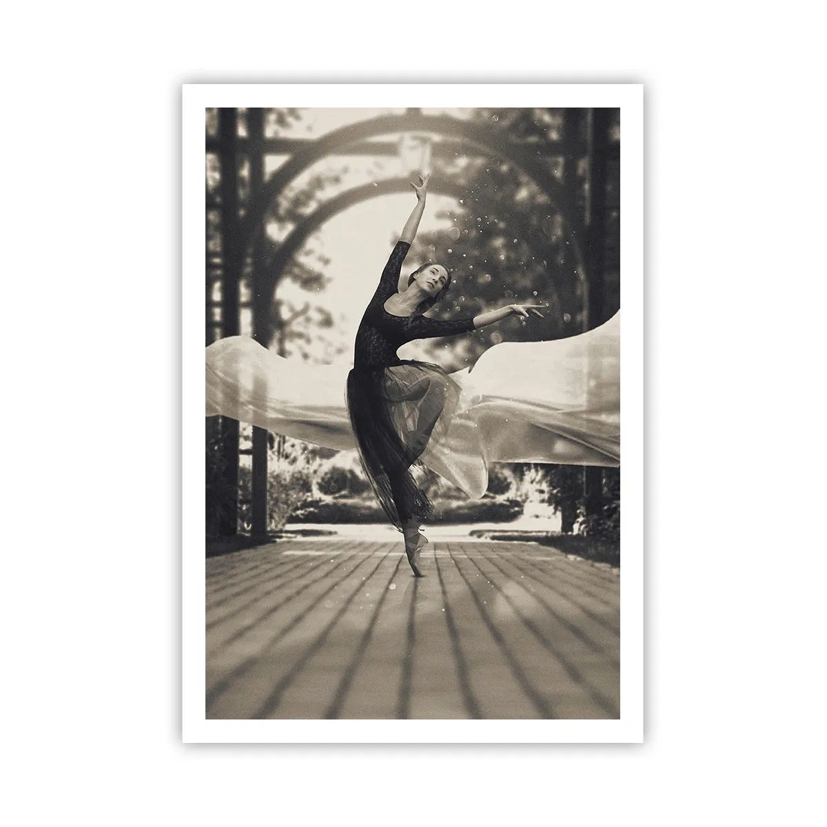 Poster - De dans van de tuingeest - 70x100 cm